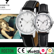 Japan Movt Quartz Watch Stainless Steel Back Couple Watch